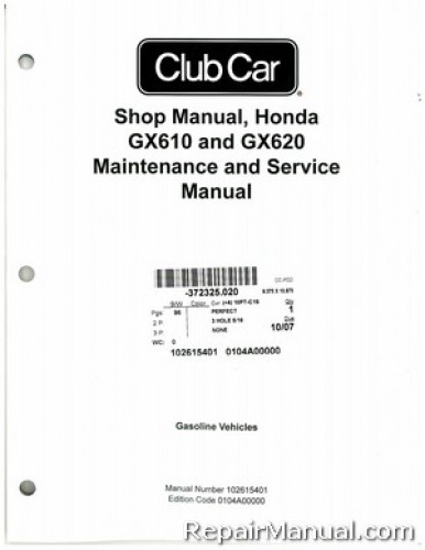 Gx610 service manual honda #1