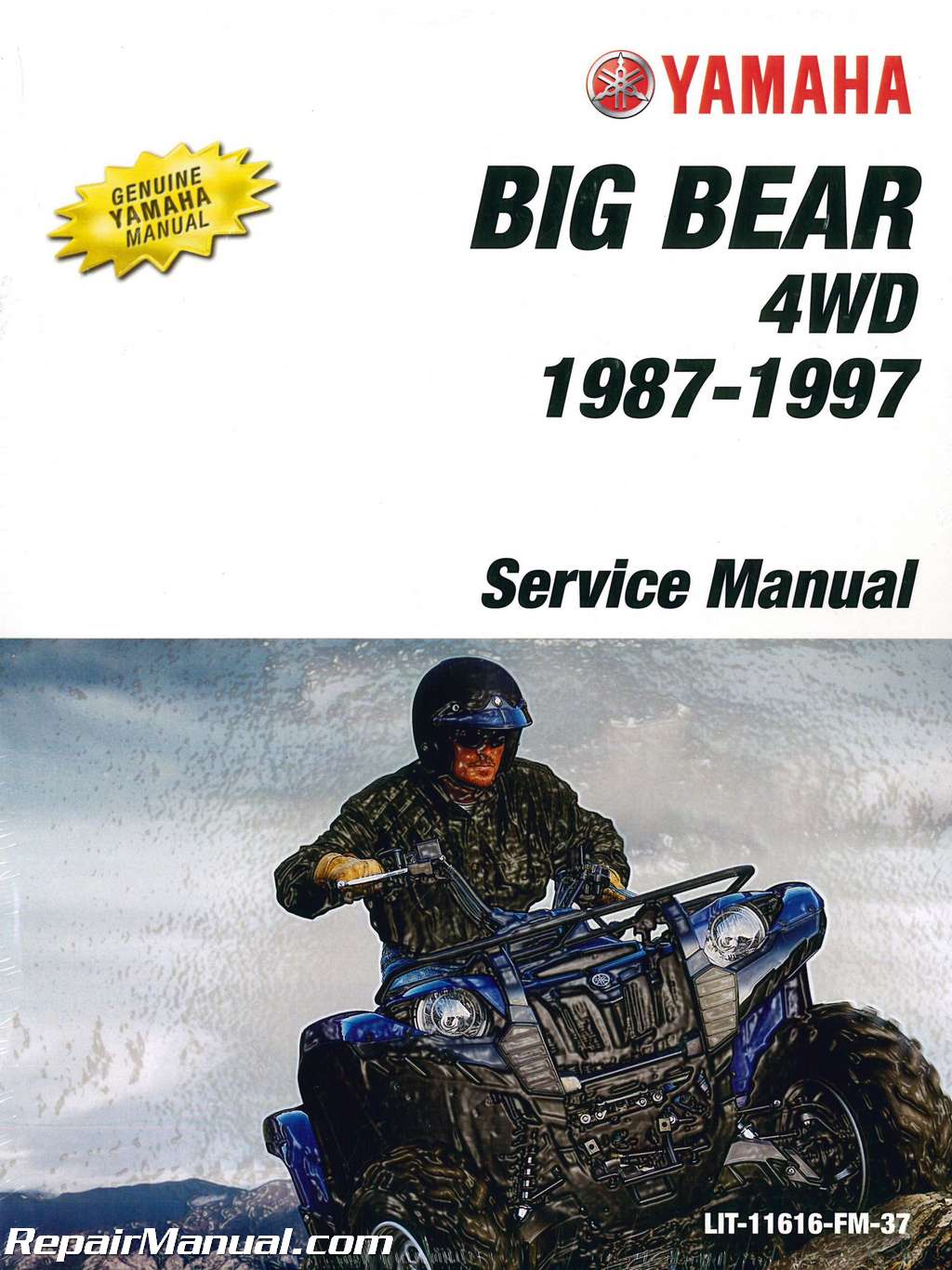 1987-1997 Yamaha YFM350FW Big Bear ATV Service Manual