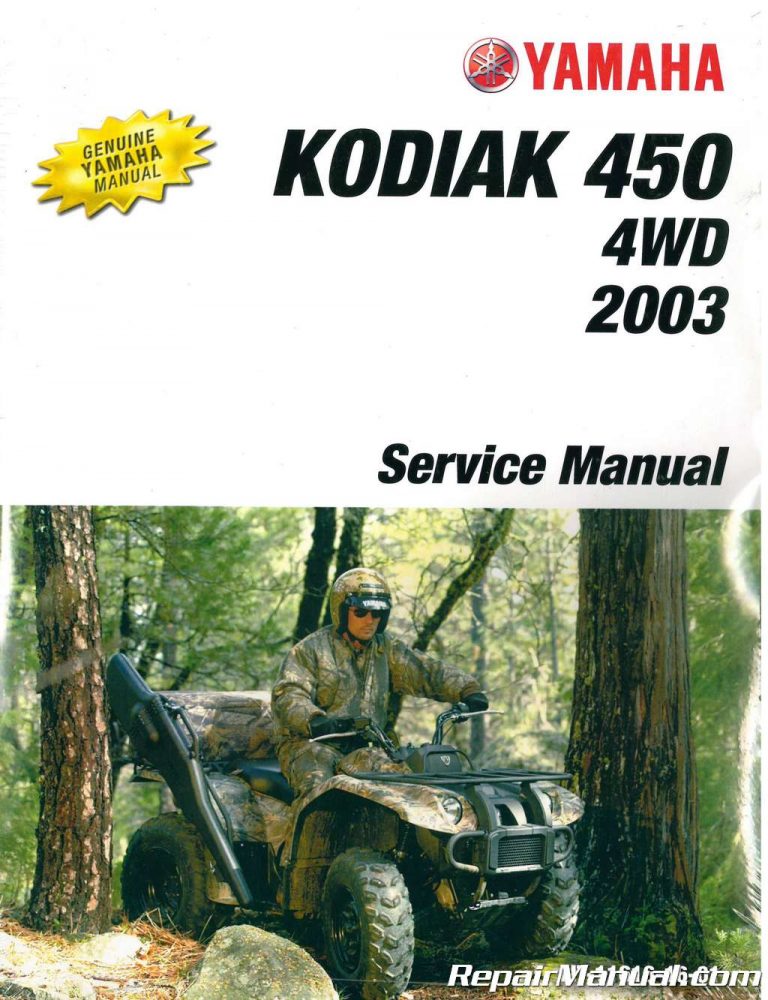 Yamaha Kodiak Service Manual