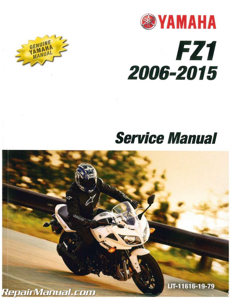 2006 2015 Yamaha FZ 1 Motorcycle Service Manual