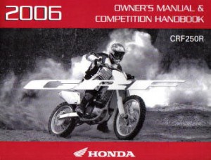 2006 Honda crf250r owners manual #2