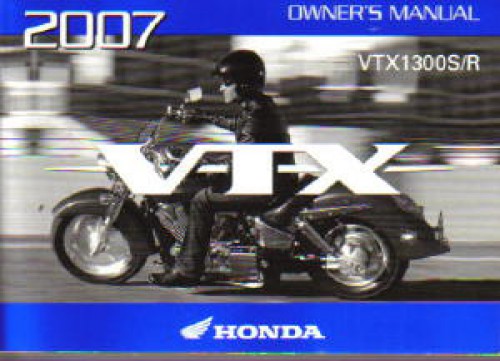 Honda vtx 1300s owners manual #2