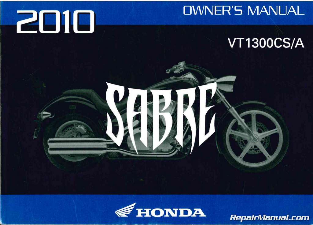 Honda sabre owners manual #7