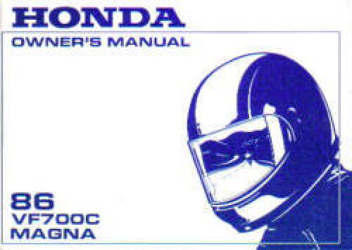 Honda vf700c service manual