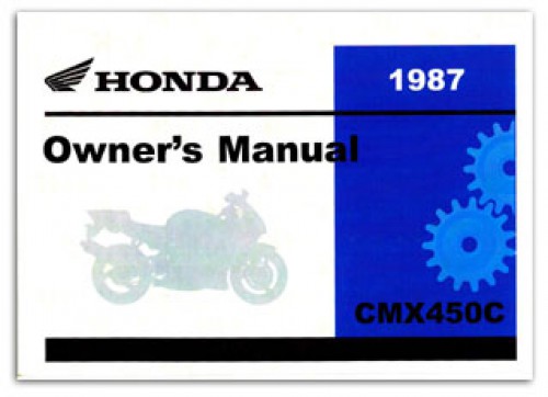 1987 Honda owners manual #7