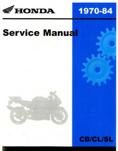 Honda sl100 repair manual #2