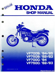 1984 Honda magna 700 owners manual #5