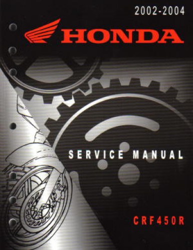 2002 Honda crf450r service manual #4