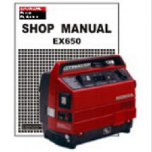 Honda ex 650 generator manual #5