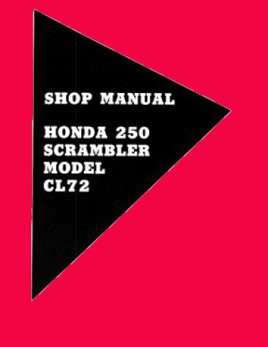 1962 Honda motorcycle repair manual