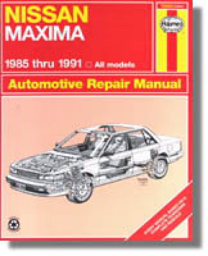 1991 Nissan maxima repair manual #5