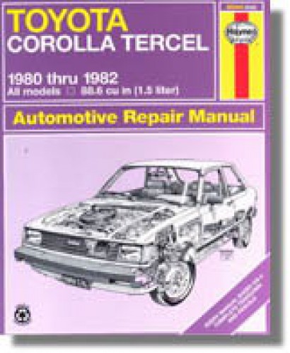 1982 toyota corolla repair manual #4