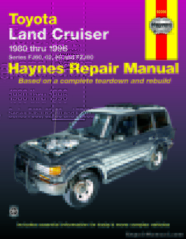toyota land cruiser haynes repair manual #4
