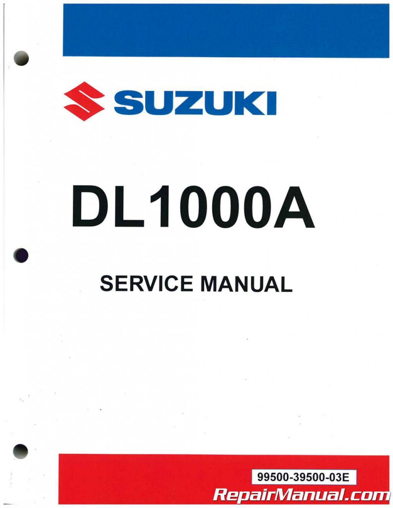 Suzuki Dl A V Strom Motorcycle Service Manual