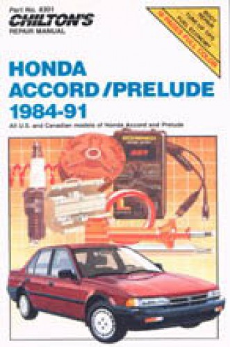Chilton honda prelude repair manual #1