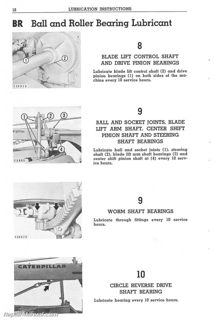 Caterpillar Motor Grader Operators Maintenance Manual