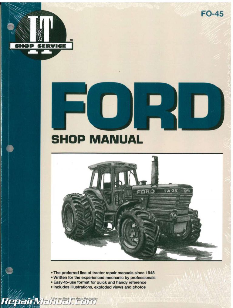 Ford New Holland Tw Tw Tw Tw Tractor Manual