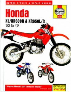 1998 Honda xr650l manuals #6