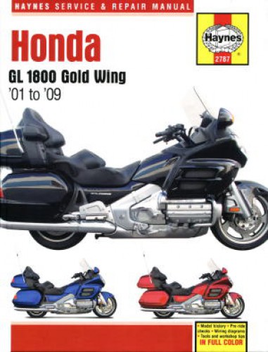 2001 2004 Clymer gl1800 gold honda motorcycle repair wing #6