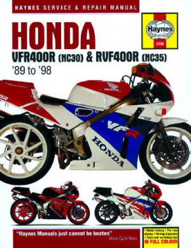 Honda vfr400 nc30 service manual #7