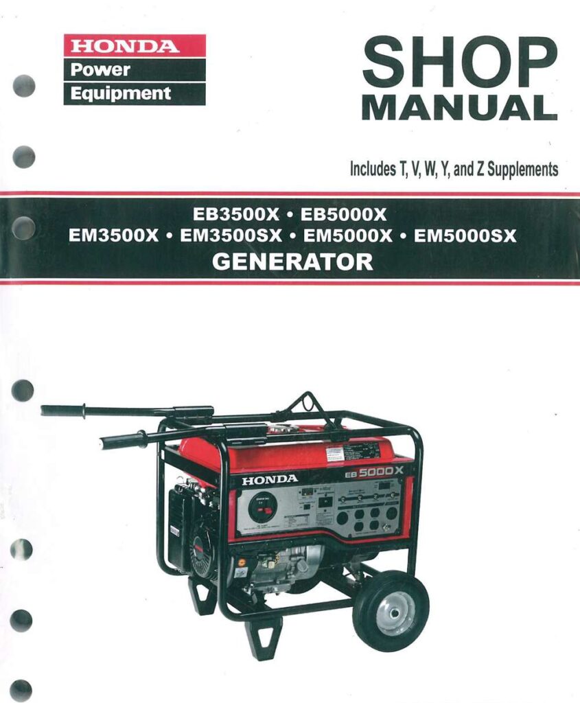 Honda Generator Manuals Repair Manuals Online