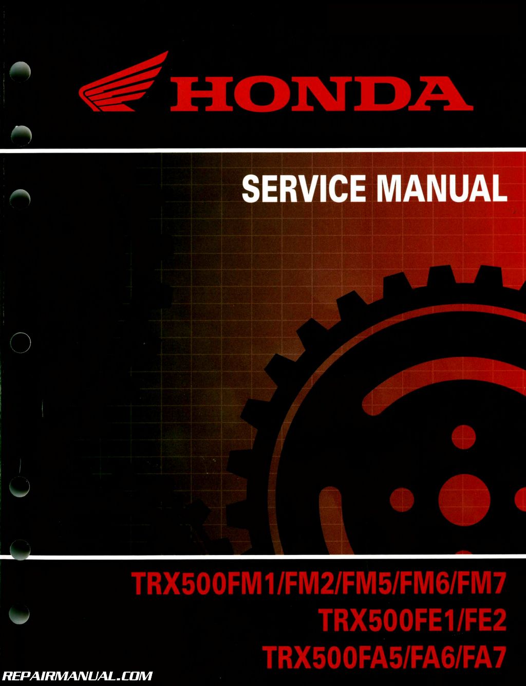 Honda trx500fe owners manual #6
