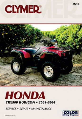 2001 2004 Clymer honda motorcycle repair rubicon trx500