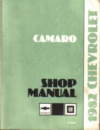 75 Camaro Manual Service Engine