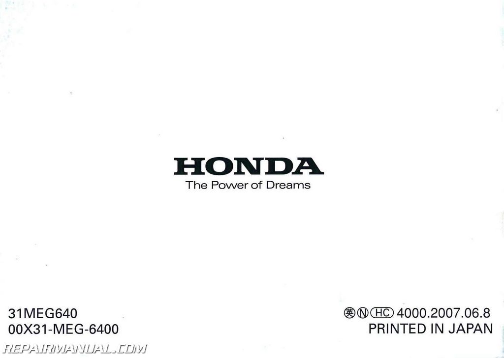 Honda shadow aero repair manual
