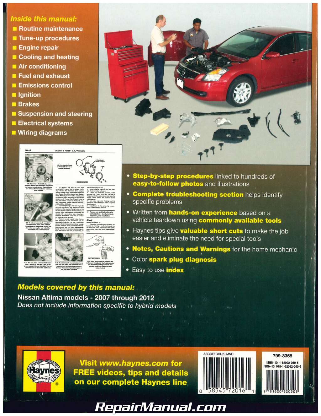Nissan altima online repair manual #3