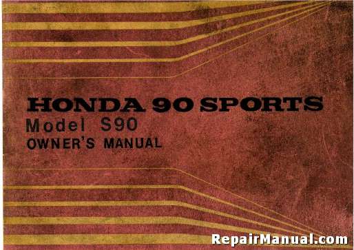 1964 Honda s90 motorcycle repair info on line free #5