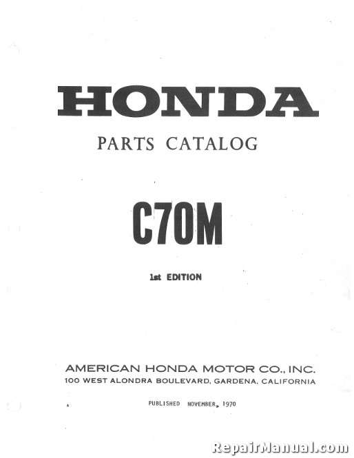 Honda motorcycle club c70m #5