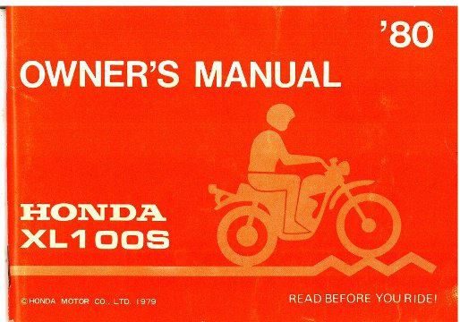 Honda xl100 repair manual #7
