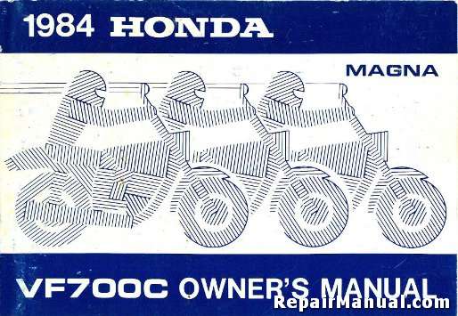 1984 Honda magna 700 owners manual