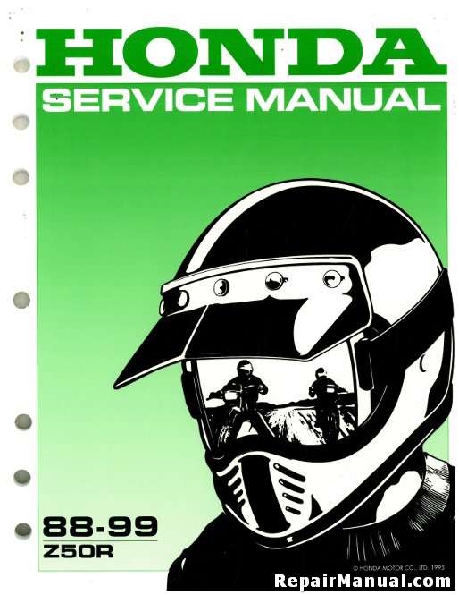 Honda z50r online service manual #5