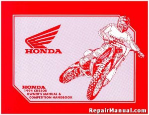 1994 Honda cr250 manual #7