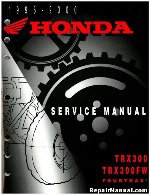 Free honda 300 atv service manuals online #3