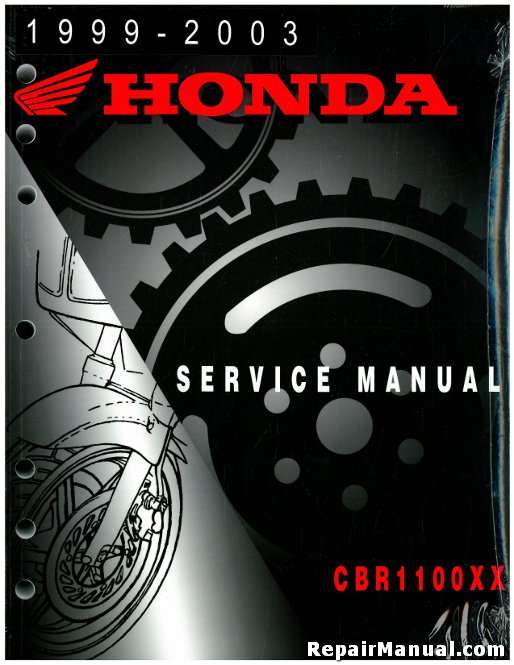 Honda cbr1100xx service manual #7