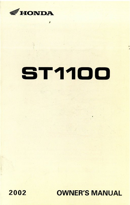 Honda st1100 repair manual