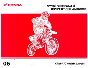 2005 Honda cr85r manual #4