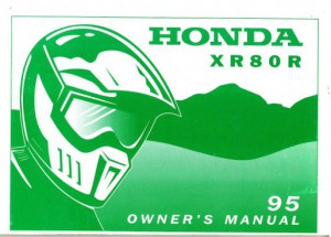 Honda xr80r oil capacity #6