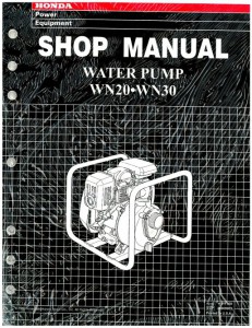 Honda wn20 repair guide #3