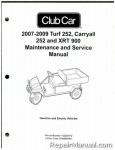 2003 Club Car Pioneer 1200 1200SE Service Maintenance Manual