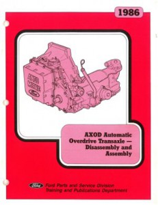 Ford automatic transmission overhaul manual online #3