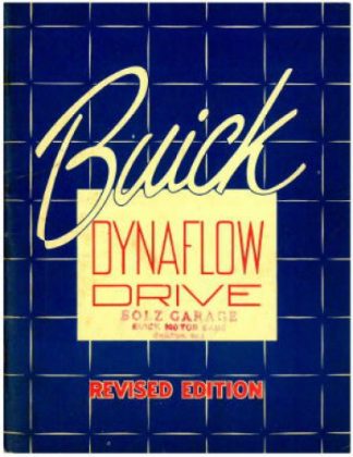 1948-1950 Buick Dynaflow Transmission Shop Manual