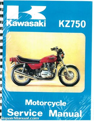 pumpe Rettidig de 1976 – 1979 Kawasaki KZ750 B Twin Motorcycle Service Manual