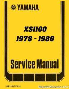 yamaha xs1100 1981 special manual