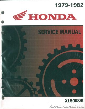 USED 1979-1982 Honda XL500S XL500R Motorcycle Service Manual