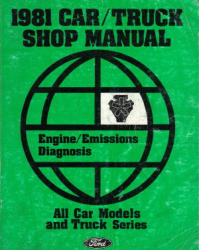 1981 Ford pickup shop manual