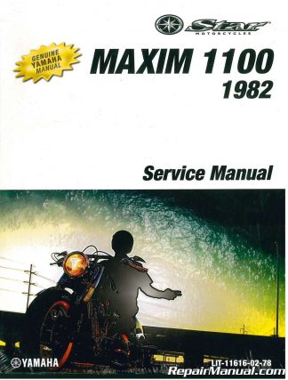 1982 Yamaha XJ1100J Maxim Motorcycle Service Manual